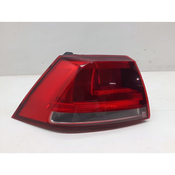 Lanterna Traseira Esquerda Vw Golf 2014 A 2018 Sem Led Esquerdo/motorista Vermelho