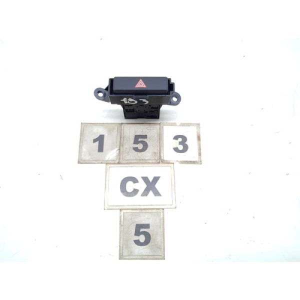 Botao Pisca Alerta Honda Hrv 2019 A 2021 53  Preto