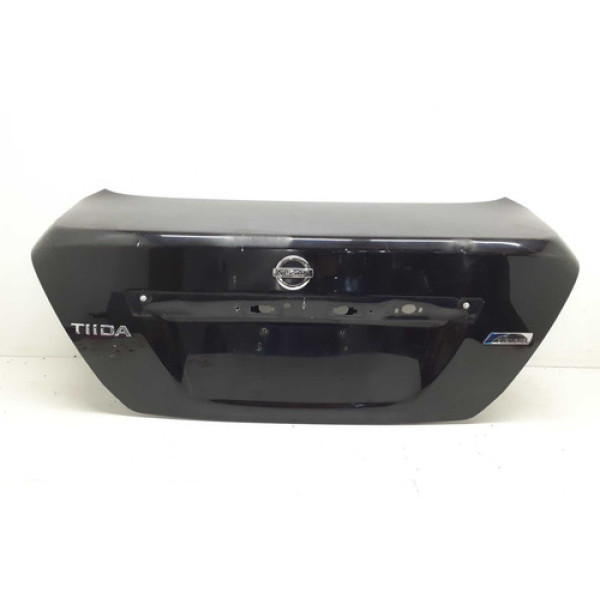 Tampa Traseira Nissan Tiida Sedan 2008 A 2012 Preto