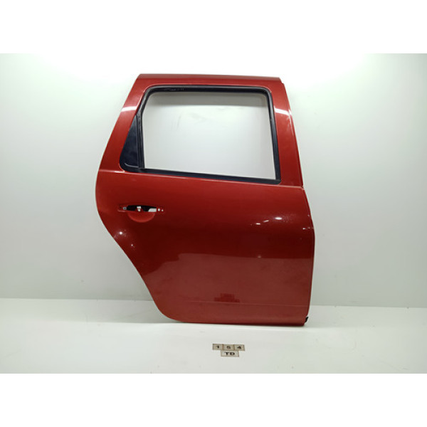 Porta Traseira Direita Renault Duster Oroch 2019 A 2023 154 Traseira Direita Vermelho