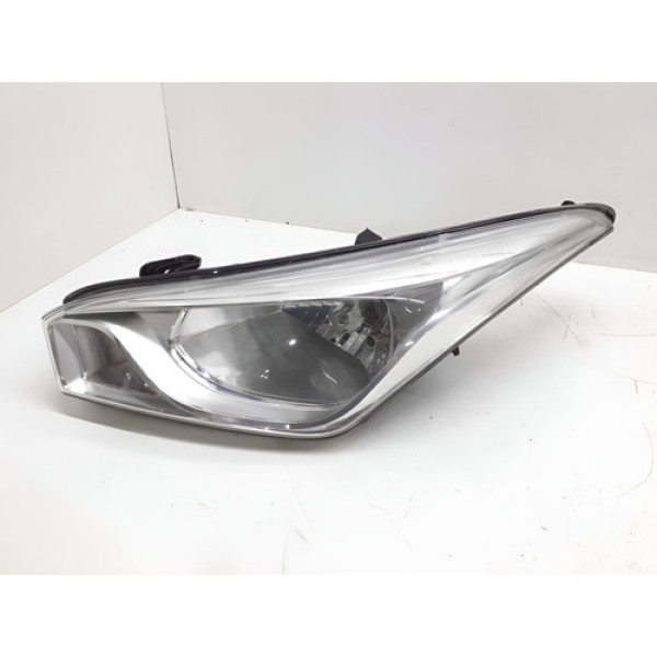 Farol Esquerdo Hyundai Hb20 Cromado 2013 A 2019 Esquerdo/motorista