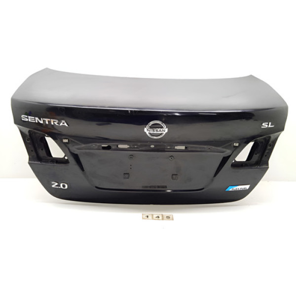 Tampa Traseira Nissan Sentra 2014 A 2016 145  Preto