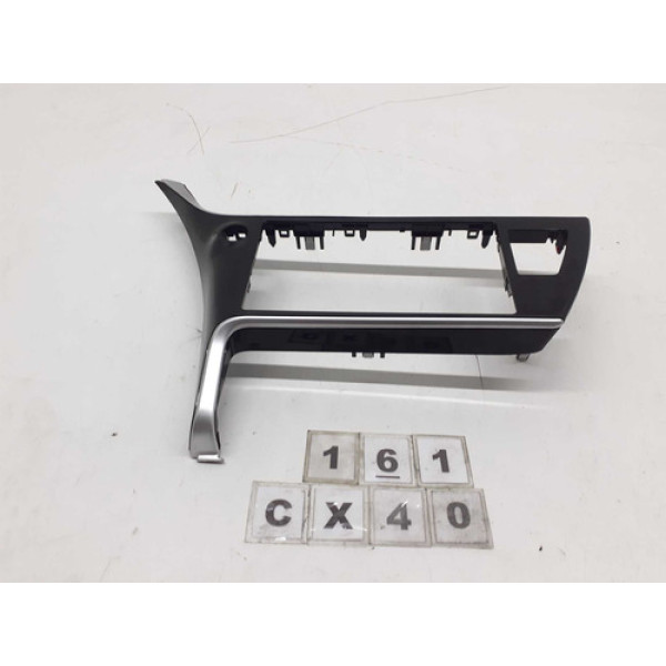 Moldura Multimídia Painel Toyota Corolla 2017 A 2019 161 Preto