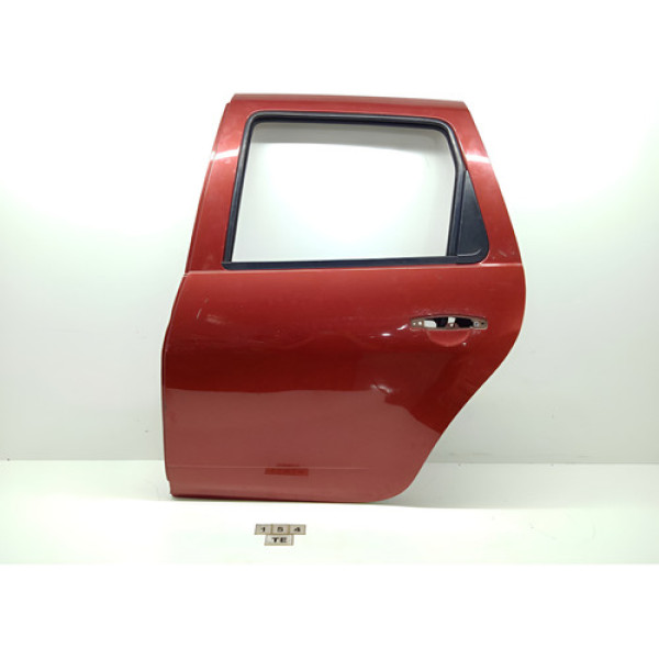 Porta Traseira Esquerda Renault Duster Oroch 2019 A 2023 154 Traseira Esquerda Vermelha