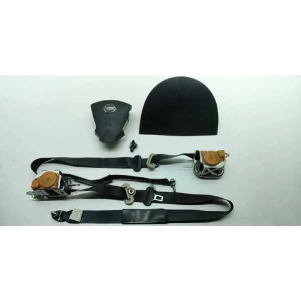 Kit Airbag Versa 2016 17 18 19 20 S/ Módulo Preto