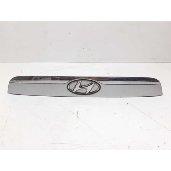 Aplique Tampa Traseira Hyundai Vera Cruz 2008 A 2012 Prateado
