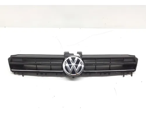 Grade Parachoque Dianteiro Vw Golf Tsi 2014 A 2016 C/avaria Preto Brilhante