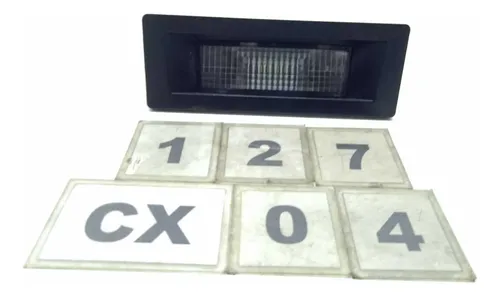 Luz Placa Fiat Strada 2021 A 2024 127