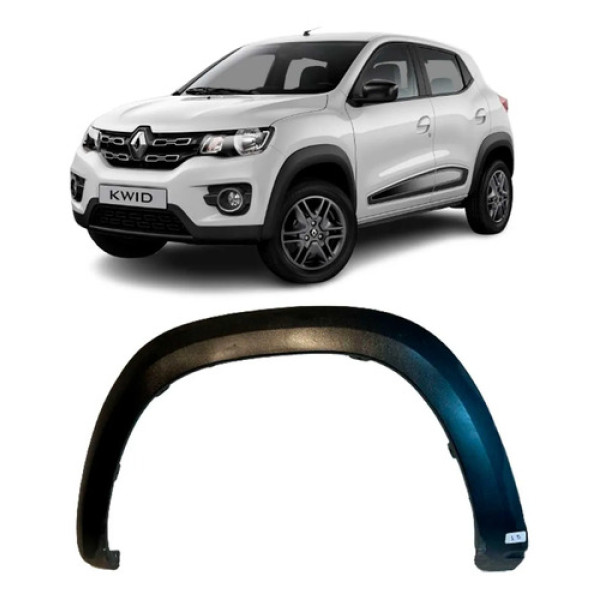 Moldura Paralama Renault Kwid Le 2016 2017 2018 2019 2020 / Original Branco