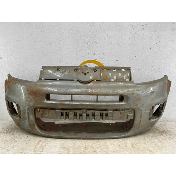 Parachoque Dianteiro Fiat Uno Evo 2015 2016 Original Cinza