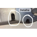 Aplique Central Parachoque Dianteiro Vw Up Cross 2014/2017 Cinza