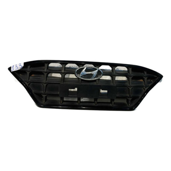 Grade Dianteira Hyundai Hb20 2020 2021 2022 Preto Brilhante