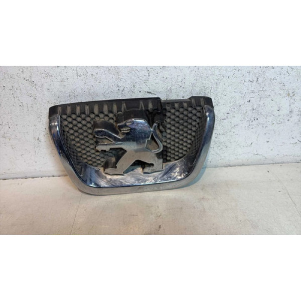 Emblema Parachoque Peugeot 407 Sw 2006 2007 Usado Preto
