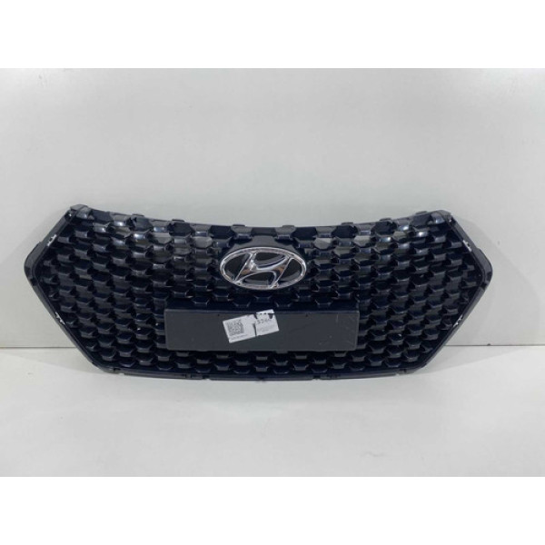 Grade Parchoque Hyundai Hb20s 2016 2017 2018 Preto Fosco