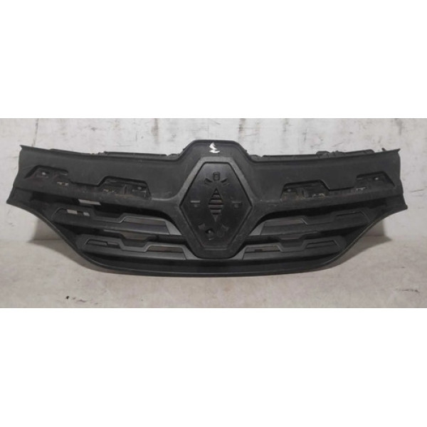 Grade Dianteira Superior Renault Kwid 2023 2024 Usado Preto Fosco