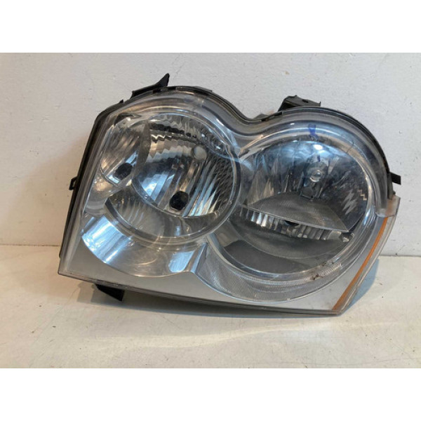 Farol Jeep Grand Cherokee 2005 2006 2007 C/detalhe L.e Origi Esquerdo