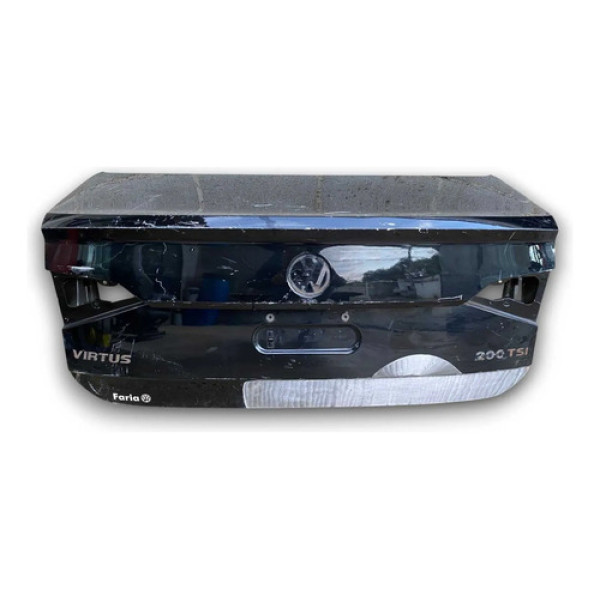Tampa Traseira Vw Virtus 2018 2019 2020 2021 Original Preto