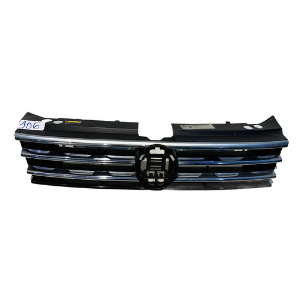 Grade Vw Tiguan R-line 350 2018 2019 2020 2021 Preto Brilhante