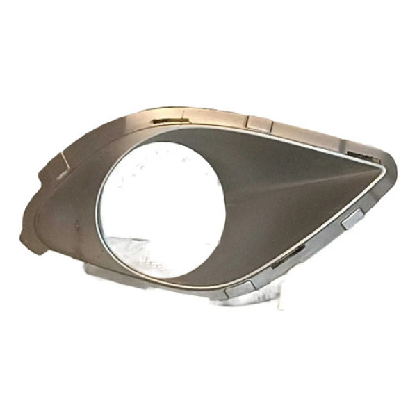 Moldura Milha Fiat Grand Siena 2012 2013 2014 2015 2016 L.d Cinza Direito