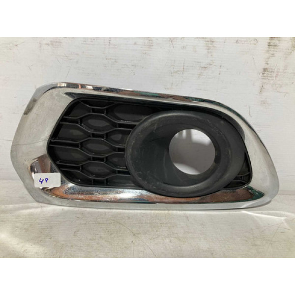 Moldura Milha Sandero 2015 2016 2017 2018 2019 L.e Original Preto Esquerdo