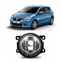 Par Farol Milha Sandero 2015 2016 2017 2018 2019 Novo Vidro Transparente
