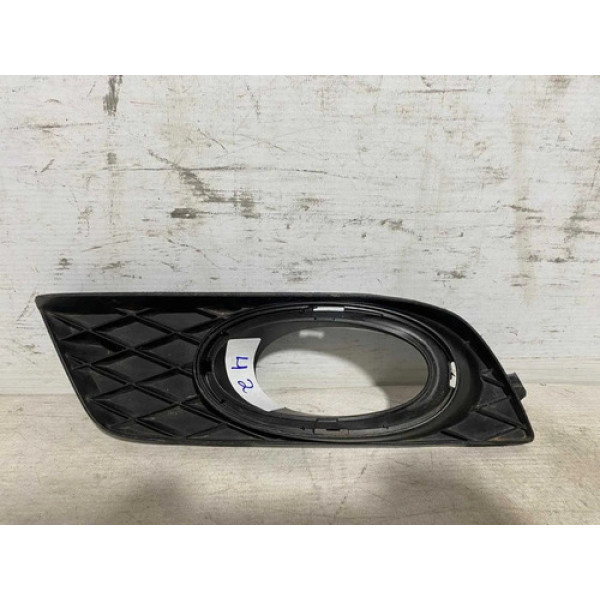 Moldura Milha Honda Civic 2012 2013 2014 2015 2016 L.e Origi Preto Esquerdo