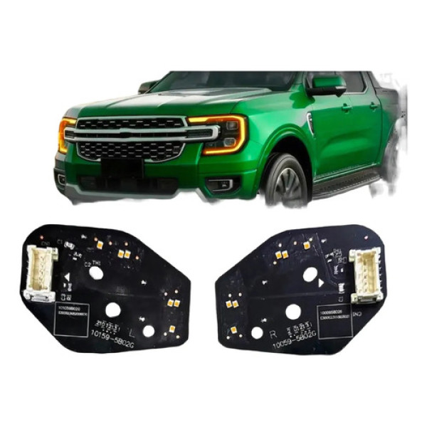 Modulo Reator Drl Ambar Amarelo Ranger Raptor 2023 2024 Ambos Lados
