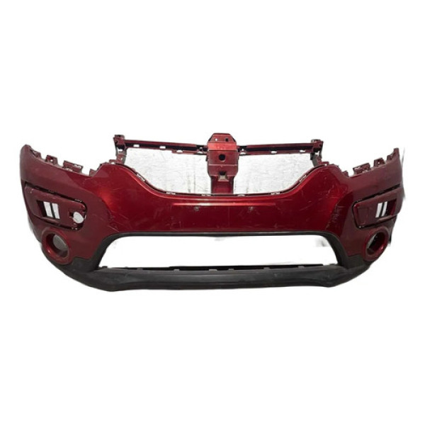 Parachoque Dianteiro Sandero Stepway 2015 A 2019 Vermelho