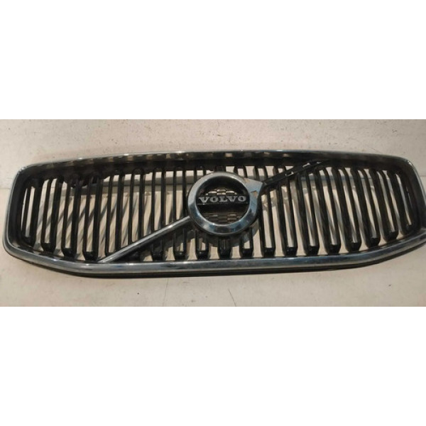Grade Dianteira Volvo Xc60 2018 2019 2020 2021 Cromado Brilhante