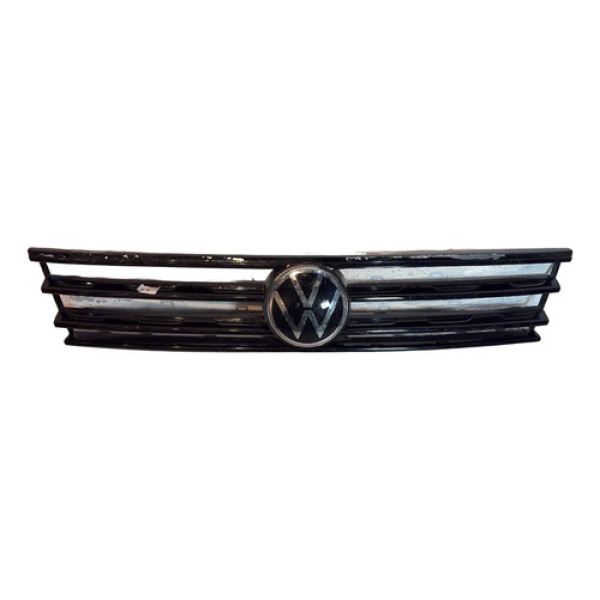 Grade Parachoque Vw Tiguan R Line 2018 2019 2020 2021 Preto Brilhante