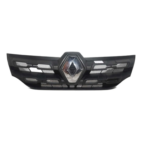 Grade Dianteiro Renault Kwid 2018 2019 2020 2021 2022 Preto Fosco