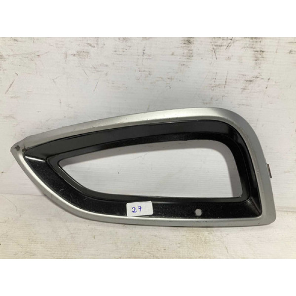 Moldura Milha Hyundai Ix35 2018 2019 2020 2021 L.e Original Preto Esquerdo