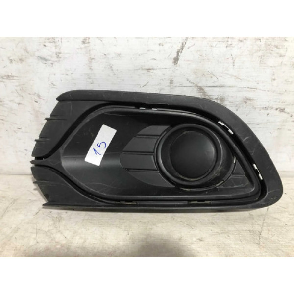 Moldura Milha Renault Logan 2015 2016 2017 A 2019 L.e Origin Preto Esquerdo