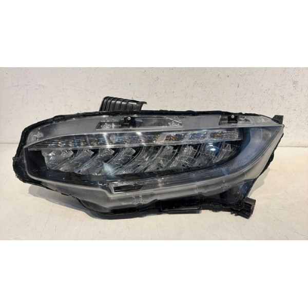 Farol Esquerdo Honda Civic Touring Full Led 2017/2021 Usado Esquerdo/motorista