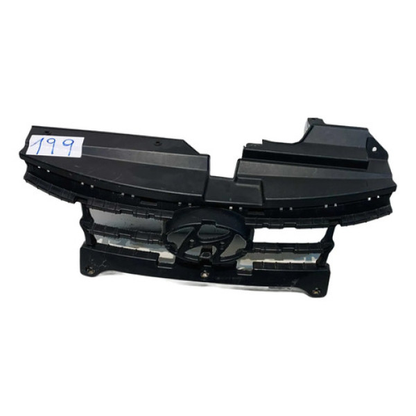 Grade Parachoque Hyundai Hb20 2016 2017 2018 2019 Preto Brilhante