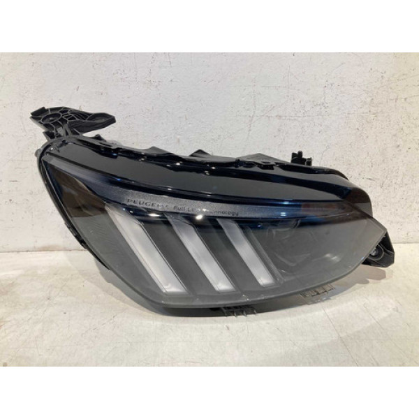 Farol Peugeot 208 Full Led 2021 2022 2023 2024 Ld Sem Reator Direito/passageiro