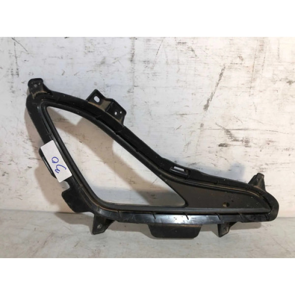 Moldura Milha Hyundai Elantra 2014 2015 2016 L.d Original Preto Esquerdo