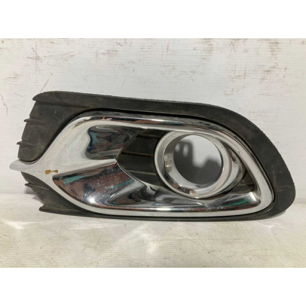 Moldura Milha Logan 2015 2016 2017 2018 2019 L.e Original Preto Esquerdo