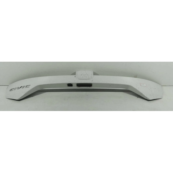 Moldura Aplique Tampa Honda Civic 2017-2021 Branco