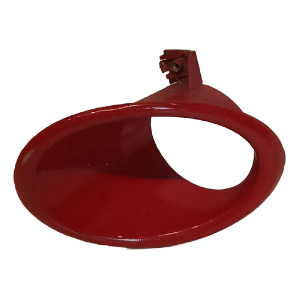 Moldura Farol De Milha Peugeot 207 2009 2010 2011  L.e Vermelho Esquerdo