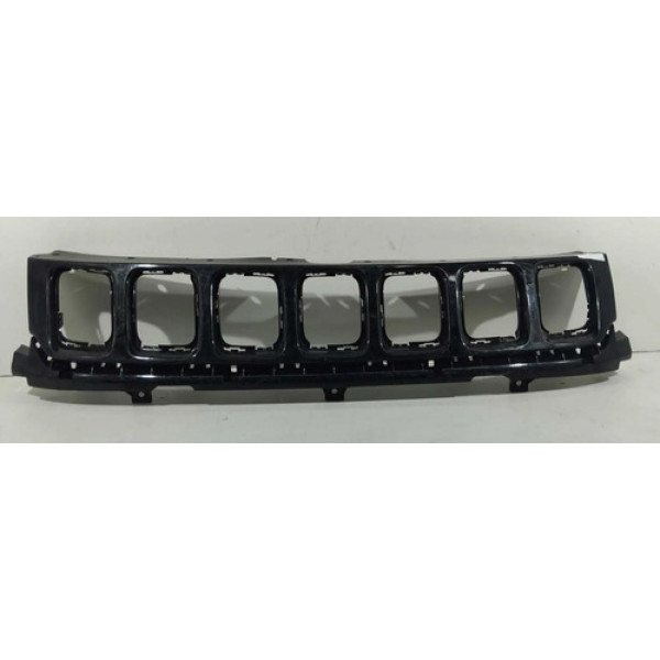 Grade Dianteira Jeep Compass 2017 2018 2019 2020 2021 Preto Brilhante