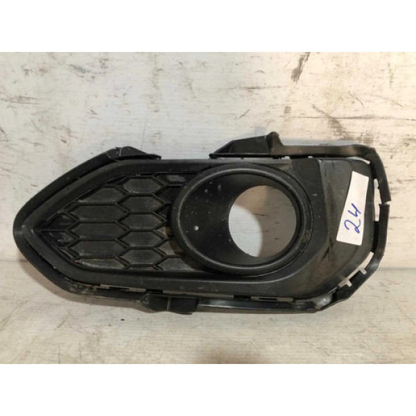 Moldura Milha Honda Fit 2018 2019 2020 2021 L.e Original Preto Esquerdo