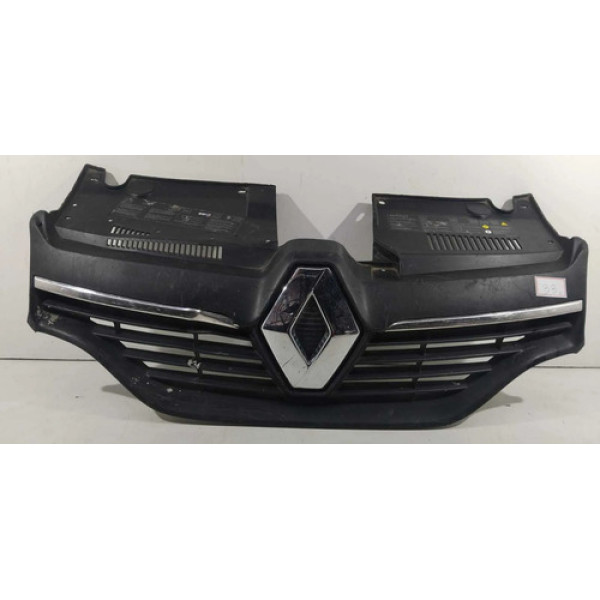 Grade Dianteira Renault Sandero Logan 2014-2024 Usado Preto Fosco