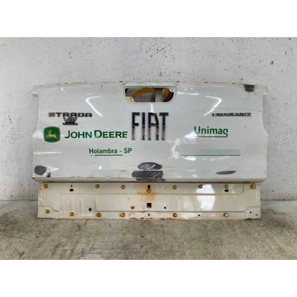 Tampa Traseira Fiat Strada 2020 2021 2022 2023 Original Branco