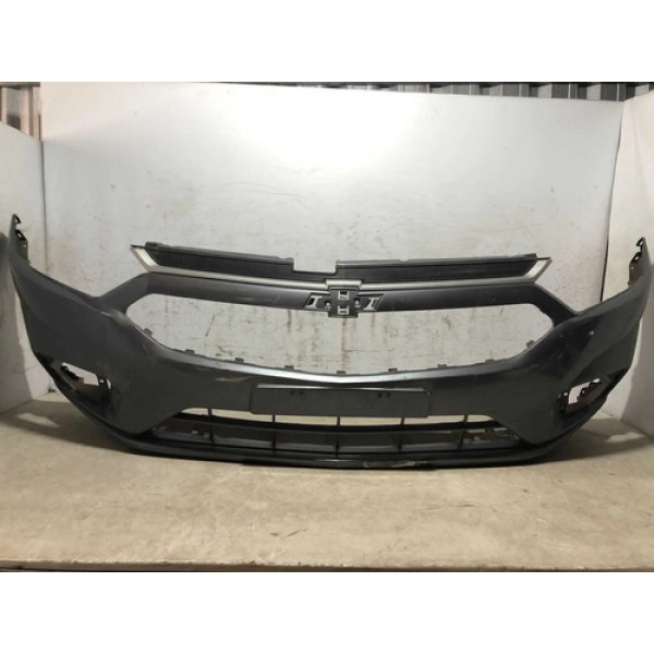 Parachoque Gm Onix Prisma 2017 2018 2019 Original Cinza