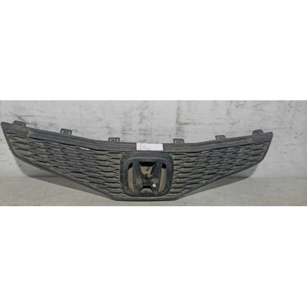 Grade Dianteiro Superior Original Honda Fit 2009 A 2012 Preto Fosco