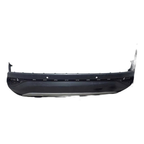 Spoiler Inferior Parachoque Tras Vw Nivus 2020/2021 Preto