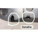 Aplique Central Parachoque Dianteiro Vw Up Cross 2014/2017 Cinza