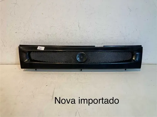 Grade Parachoque Fiat Uno 1999 2000 2001 2002 2003 / Import Preto Brilhante