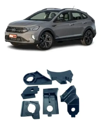 Kit Garra Recuperação Farol Vw Nivus 2020 A 2023